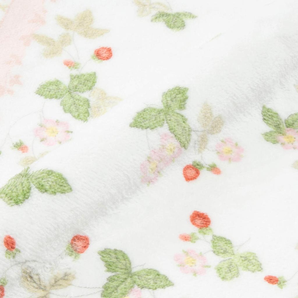 Nishikawa Ručník Dárek 1 Osuška a 2 Ručníky na obličej Wedgwood Wild Strawberry Značka Tenký typ pro každodenní použití Vyrobeno v Růžové TT88500601P1 Sada Ručníků, 100% Bavlna,