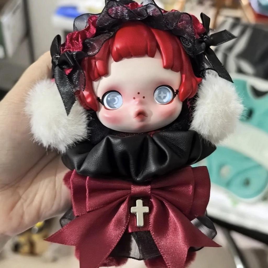 SP Baby Clothes Light Weaving Garden Winter Movement Vinyl Plush Skullpanda Clothes Second Generation [excluding Dolls]