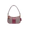 Swinger 23 Jacquard Fabric With Leather Underarm Bag Mahjong Bag Shoulder Bag Crossbody Bag Women Bags Burgundy Brown Monogram C0721-B4RH5