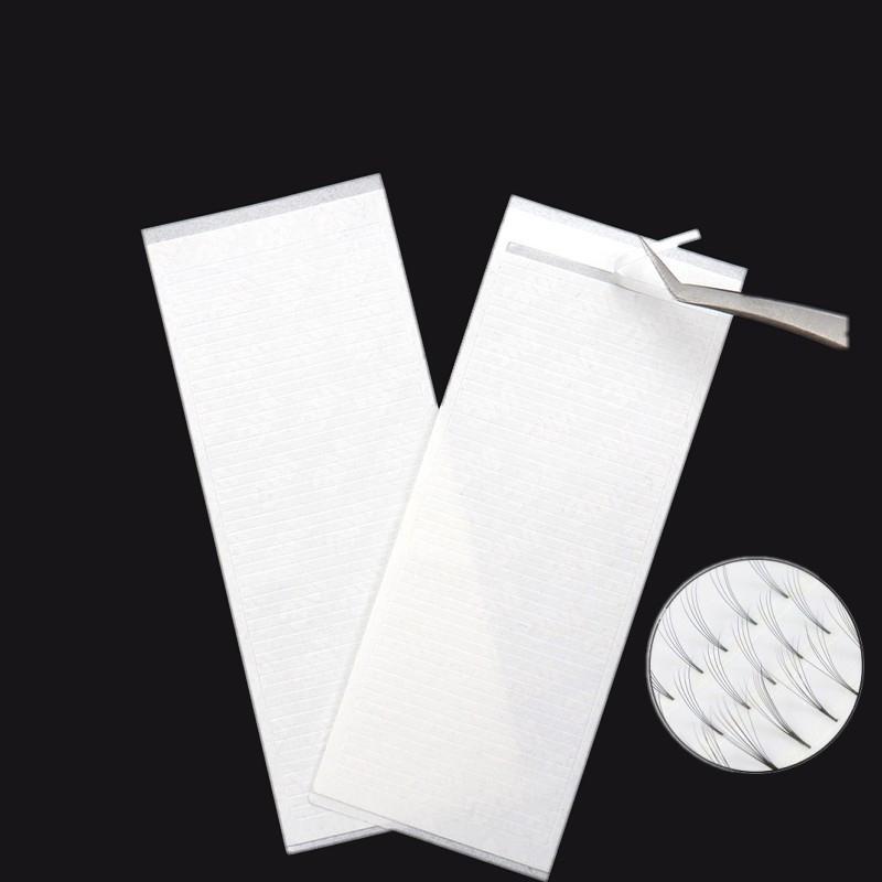 150Strips/3 Sheets Fan Tapes Volume Lashes Storage Sticky Strip Makeup Double Faced Adhesive Tape Lash Extension Supplies
