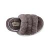 UGG Toddler Fluff Yeah Slide Charcoal 1098579T-CHRC