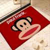 L-Luxurious P-Paul Frank Door Mat Nordic Style Bedroom Living Room Doormat Home Balcony Anti-Slip Alfombra