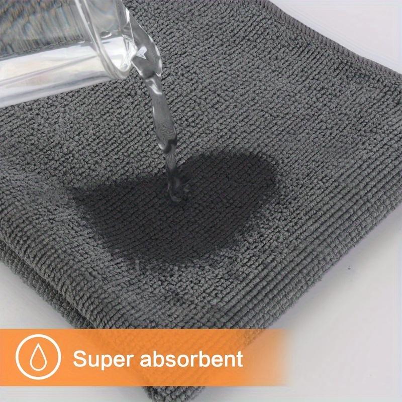 10pcs Microfiber Dish Cloths, Multi Purpose Dishwashing Towels For Tableware, Double Sided Cleaning Rags, Scouring Pads, Cleanin