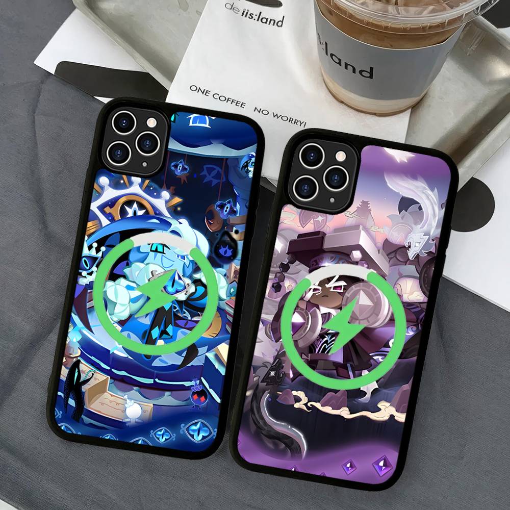Cookie Run Kingdom Magnetic Wireless Phone Case For IPhone 17 16 15 14 13 12 11 Pro Max Plus Mag Phone Cover