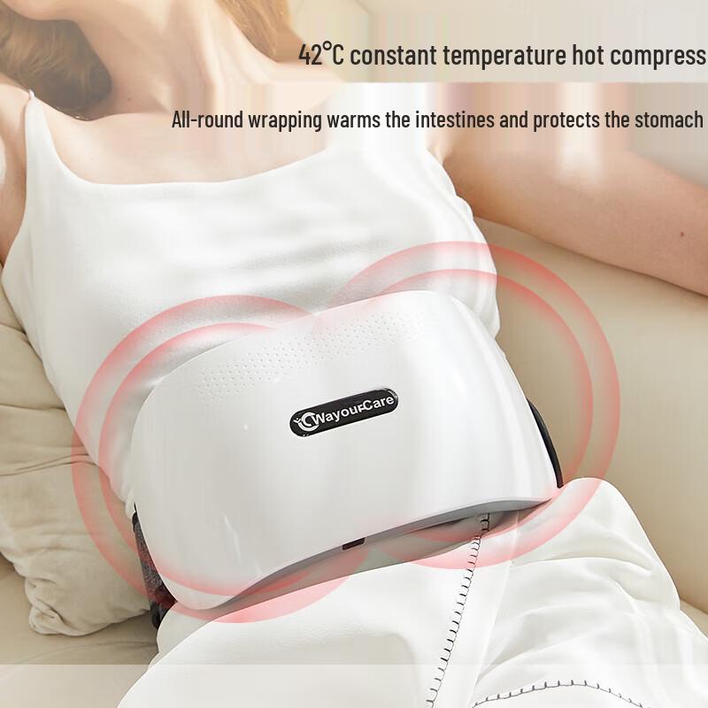 WayourCare Double-Head Bianstone Abdominal Massager RF8 CN Plug (adapter Included)