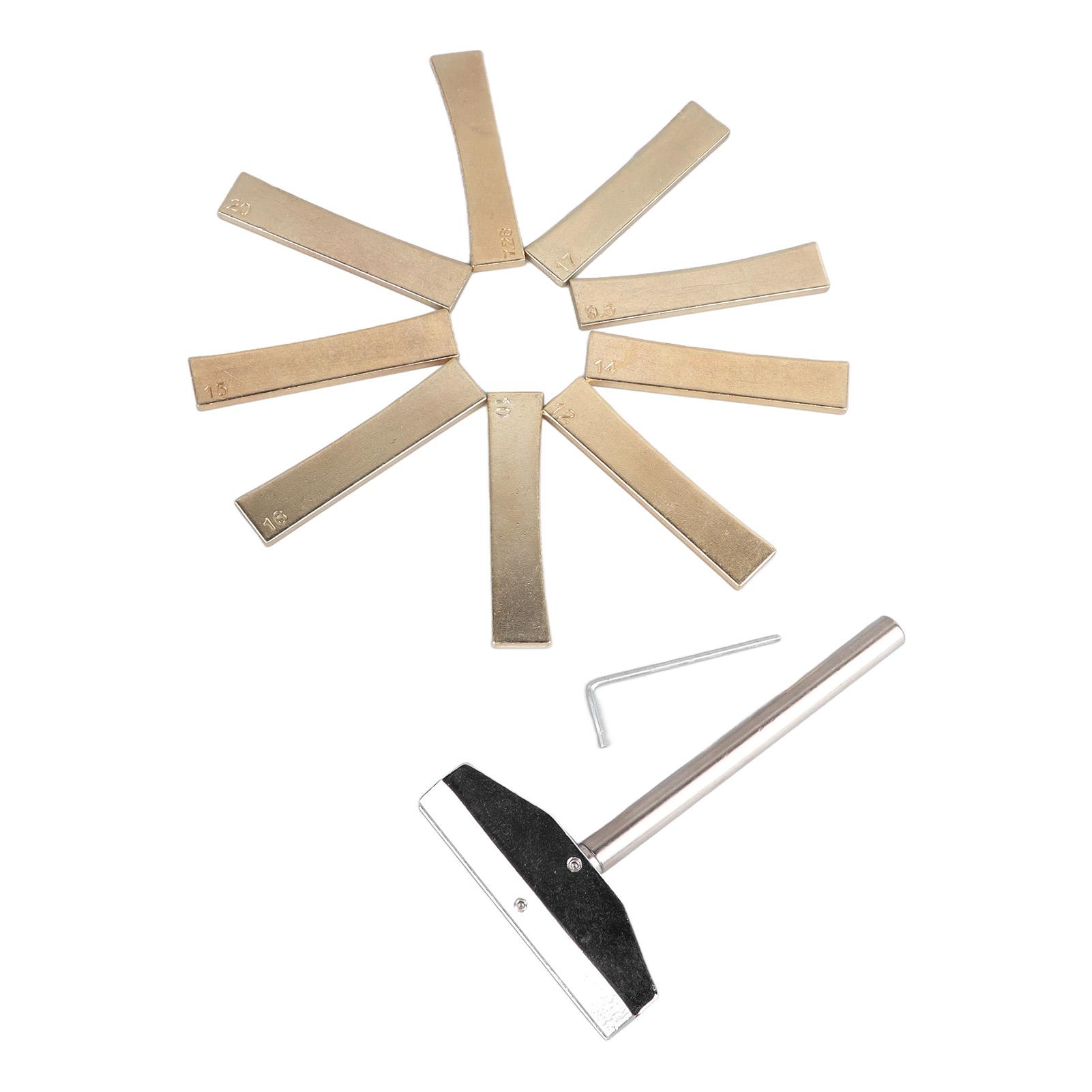 

Инструменты для установки грифа гитары Ладовая доска Пресс-пуансон Вставки Инструмент для инкрустации для лютье