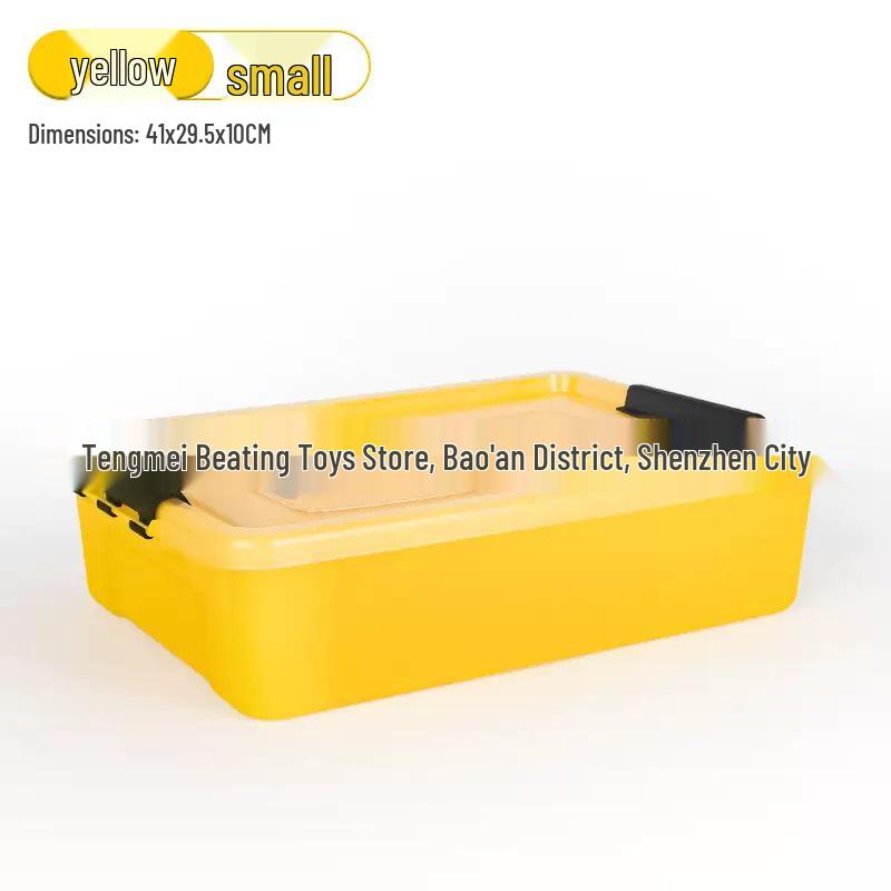 Children's Building Blocks Organizer: Science Education Storage Box & Bucket