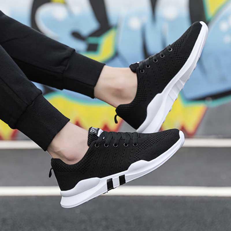 Talla 39-44 Hombre Zapatillas Zapatillas de baloncesto antideslizantes  Desodorante transpirable Flying Woven Mesh Students Running Shoes  Wear-resistant Desodorante Skate Shoes comprar a buen precio — entrega  gratuita, reseñas reales con fotos — Joom
