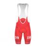 Herren Mountainbike Cycling Trikot Kurzarm Color Block Schnelltrocknend Trägerhosen Set