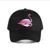 Rosa Flamingo Dekorative Wandkunst Baseballkappe Mode Unisex Sonnenhut Damen Outdoor Sport Snapback Kappe