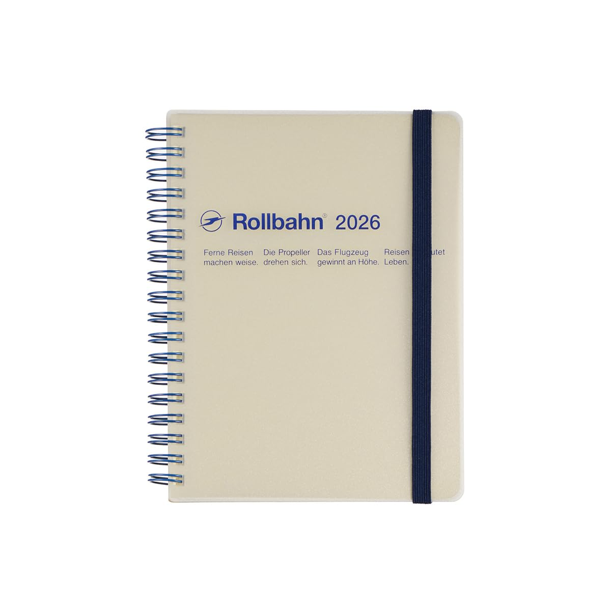 

[Delfonics Planner 2026 Edition / Starting October 2025] Rollbahn Diary Clear L Monthly Planner (Clear Gray)