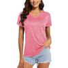 TACVASEN Summer Quick Dry V-Neck T-shirts Womens Short Sleeve Workout T-shirts Athletic Pullover Tops Lightweight Casual Sport T