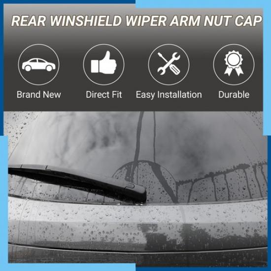 Pack (1) Rear Windshield Wiper Arm Nut Cover For BMW I3 2014- NO.61627344668