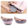 3pcs/set Silicone Folding Folding Portable Bento Lunch Box for Adult Bowls | Lunch Boxes (Green)