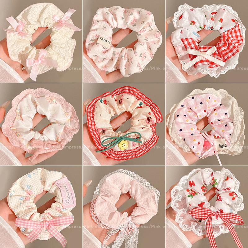 Waldspitzen-Blumen-Haargummi & Haarband - Elegante Dutt- & Haarschmuck-Accessoires für Damen