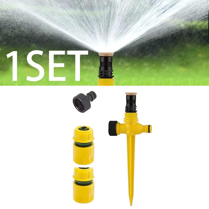 360° Automatic Irrigation System, Garden and Lawn Sprinkler, Backyard Use, 90°/180°/360° Adjustable, Automatic Sprinkler