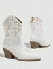 Winter Short Women's Boots High Heels Western Boots Embroidered Thread Thickened Thick Heel Platform Boots Women Shoes