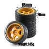 AJG1 Rc Car Accessories HPI Kyomiya 1:10 WRC TT02 XV0 Rally Universal Drift Ford Pickup Wheel Hub And Tires
