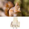 Squirrel Feeder Perch Berries Fruit Wooden Bird Backyard Garden Cardinal Patio