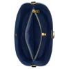 Coach Wierzba 27 Miękkie Logo Jeansowa Torba Bucket Bag Damskie Torby Ciemnoniebieski CAT44-B4RHO