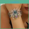 Punk Gothic Hand Accessory With Rhinestone Accents For Festive Wear