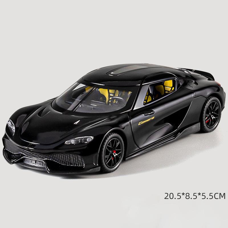 1:24 KNSG Jesko Absolut ONE 1 Gemera GT Supercar Alloy Metal Diecast Model Car Boy’s High Simulation Miniatures Holiday Present