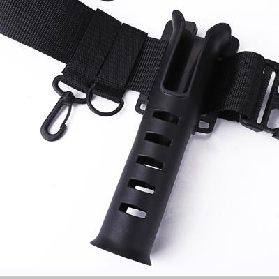 Plastic Wader Adjustable Fishing Rod Holsters with Poles Inserter for Casting Reel Waist Wading Belt Fishing Tackle Tool