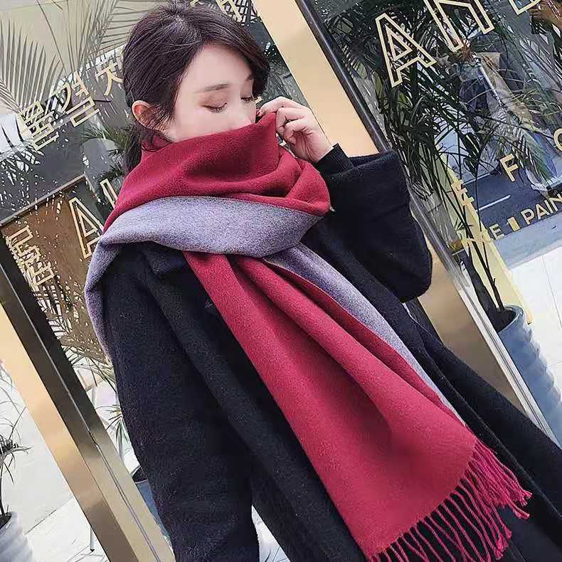 Scarf for Women Plaid Scarves Winter Warm Oversized Pashmina Tartan Scarves