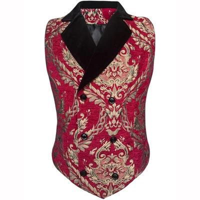 Gilet da Uomo alla Moda Gilet da Abito Monopetto Giacca Senza Maniche da Uomo