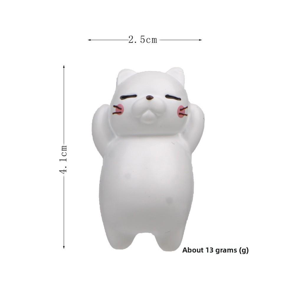Cat Cute Lazy Three Dimensional Magnetic Refrigerator Resin Decoration Gift For