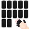12 Finger Sleeves for Arthritis Sports Breathable Elastic Finger Straps Joint Compression Protectors for Sport Relieve Painful Compression Pr