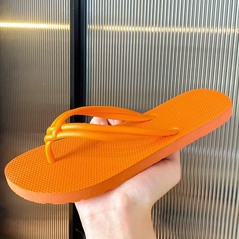 Flip-flops, Summer Fairy Style, Students Wear Thick-soled Non-slip Fashion, Beach Pinch Feet, Cool Slippers
