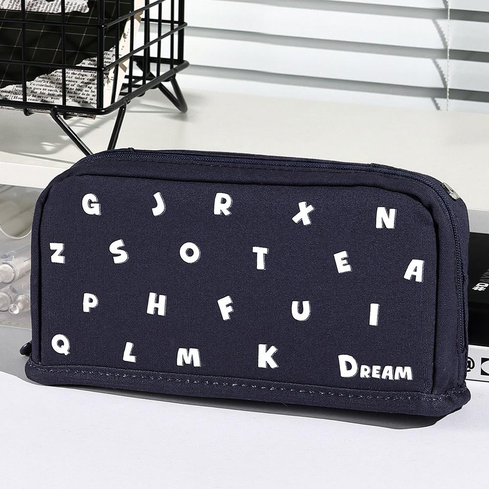 Large Capacity Pencil Case Standing Stationery Organizer Portable Pen Bag  Students