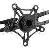 Lp Litepro Folding Bicycle Crankset Aluminum Alloy 130 BCD Bike Crankset CNC Curved Hollow Handle Single Disc