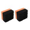 2Pcs Car Tire Shine Applicator Pads Auto Wheel Wax Detailing Cleaning Sponge Tire Shinning Tools
