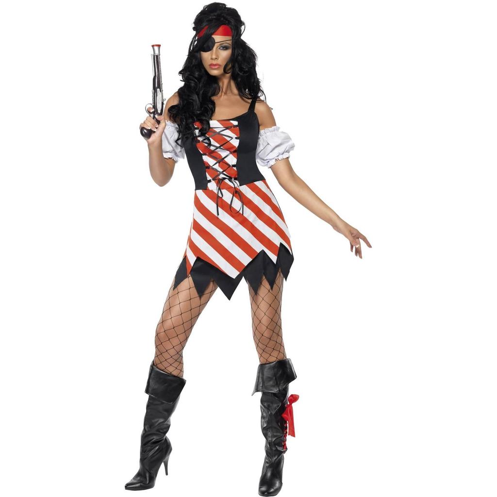 Smiffys Womens/Ladies Pirate Costume Set