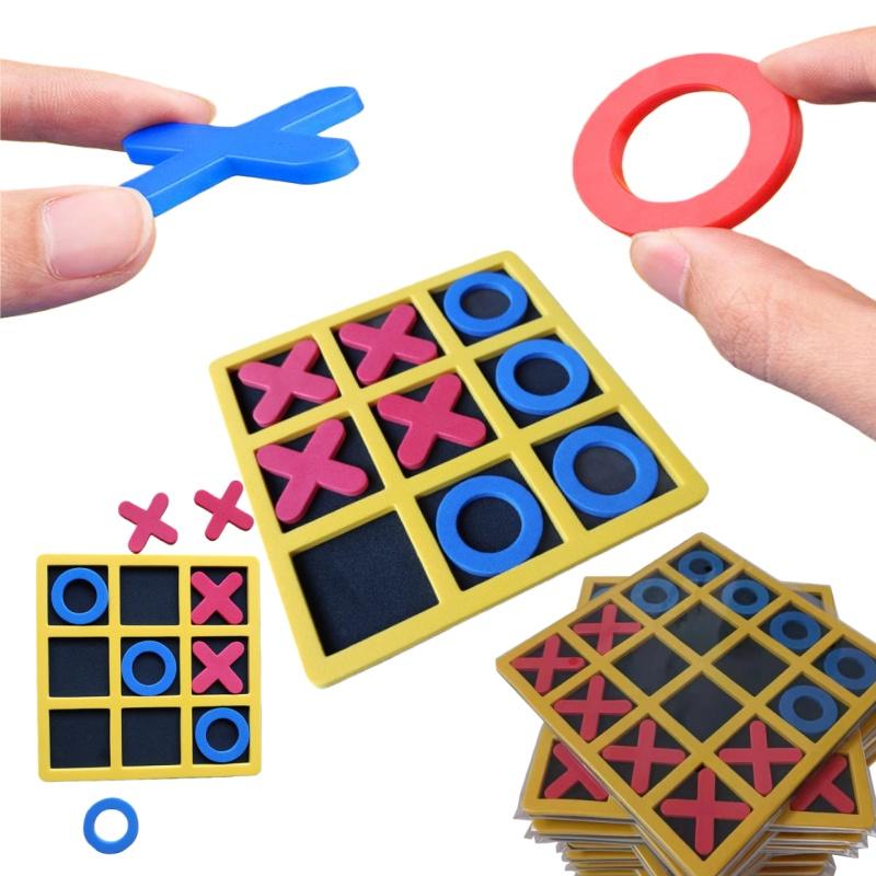 OX Chess Parent-Child Interaction Leisure Board Game Funny Developing Intelligent Puzzles Game Educational Toys Kids Gift