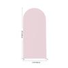 Wedding Arch Cover Round Top Ornaments Flower Door Background Decorative Backdrop Cover for Engagement Baby Shower Decoration