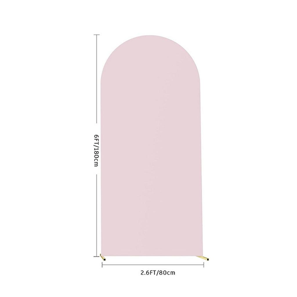 Wedding Arch Cover Round Top Ornaments Flower Door Background Decorative Backdrop Cover for Engagement Baby Shower Decoration