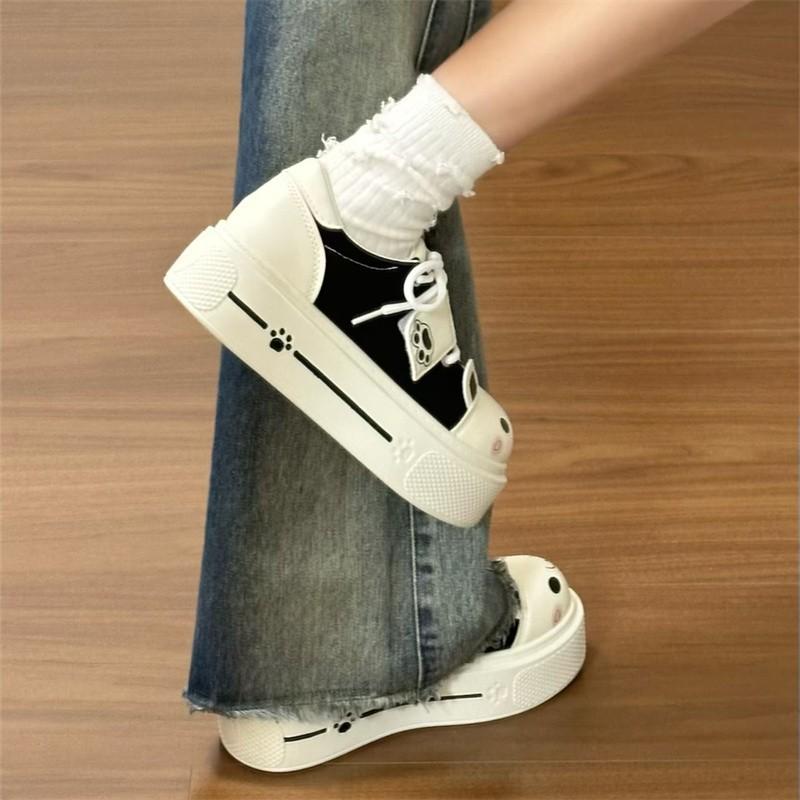 Autumn cute soft girl women's shoes soft cute comfortable sneakers small thick-soled versatile board shoes casual shoes women