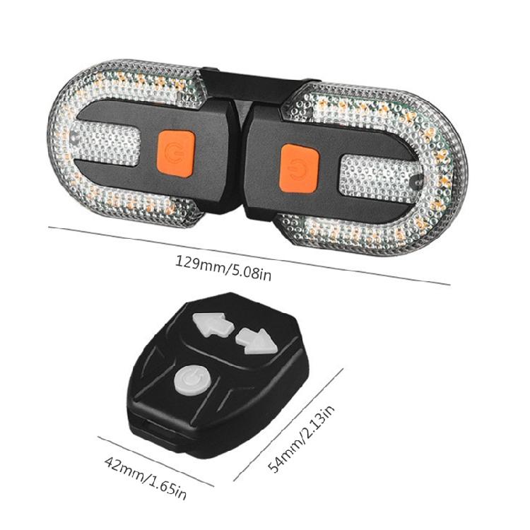 Bikes Remote Control Front Rear Light Bright Bikes Tail Light with Turn Signal