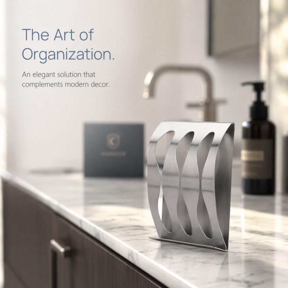 Silver Toothbrush Organizer Stainless Steel Razor stand Toothbrush Holder  Bathroom Washroom
