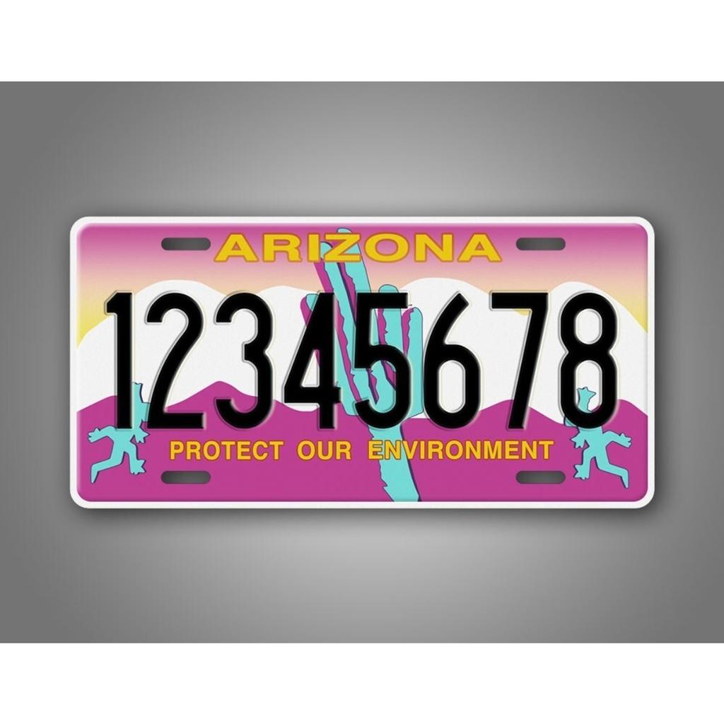 Individuelles Kennzeichen 6x12 Arizona Umwelt Dekschild aus Metall