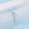 Moissanite Ring S925 Silver Plated 18K Gold Inlaid 1 Carat Moissanite Ring Foreign Trade Export