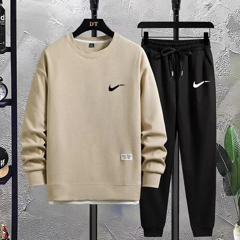 Crewneck Sweatshirt Joggingbroek Trainingspak Voor Mannen Zachte Casual Dagelijkse Set