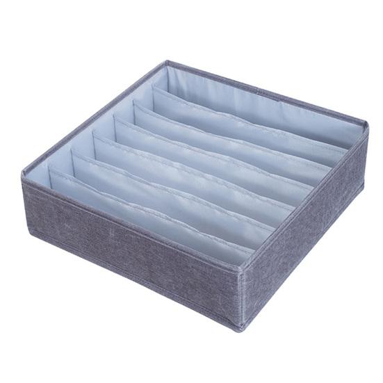 Organizator de sertar, pliabil, utilizat pe scară largă, poliester, grile separate simple, suport pentru lenjerie intimă pentru casă