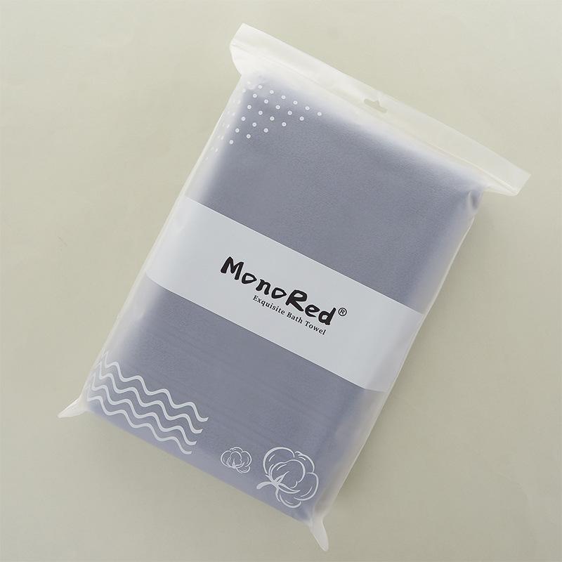 Style, plain cotton towel, three-piece household towel, soft and absorbent.