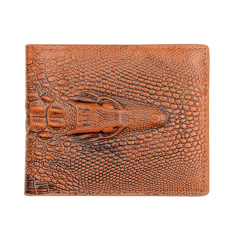 

Мужские деловые кошельки серии с крокодиловым узором - длинные и короткие, многофункциональные, большой вместимости