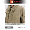 BURTLE 6091 Jacke nebelblau L