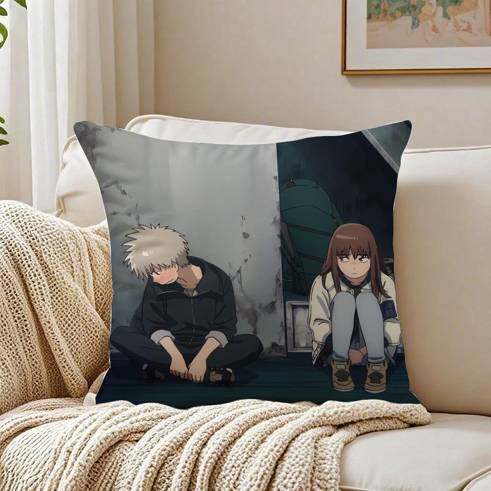 

Anime HHeavenly DDelusion Season Cushion Cover Linen Pillowcase Soft for Sofa Bed Home Room Decor 30x30cm